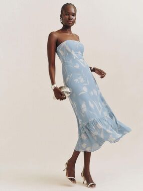 Reformation Arta Dress - Blue Floral